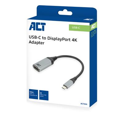 USB-C Naar DisplayPort 4K Adapter
